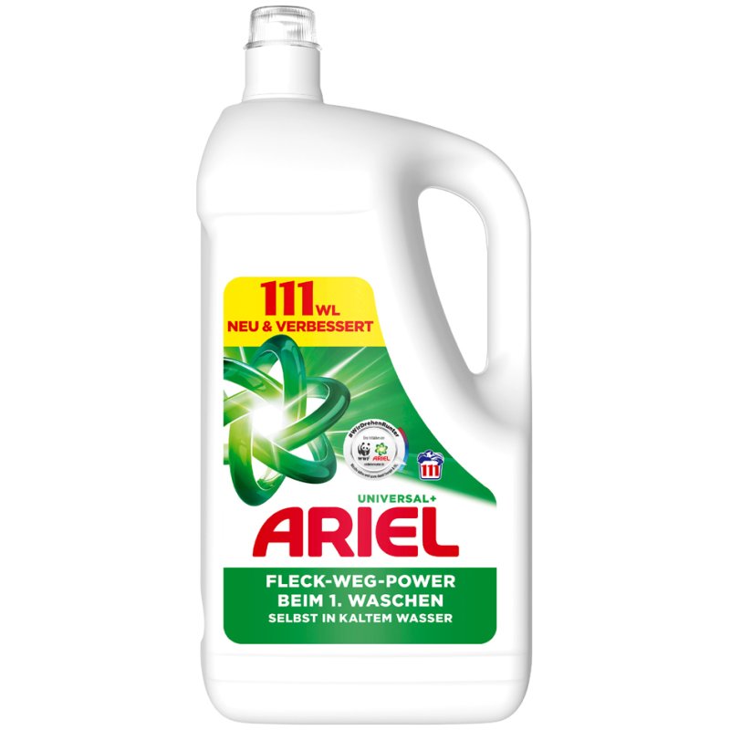 ARIEL lessive liquide Universal+, 2,25 litre, 50 lavages