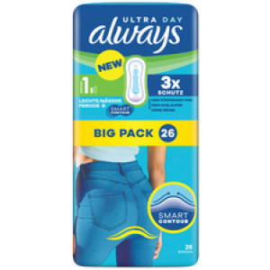 Always Ultra damenbinden Normal, zonder vleugels, 26 stuks