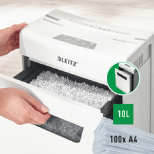 LEITZ papiervernietiger IQ Protect Premium 6X, wit, 6 vel, P-4