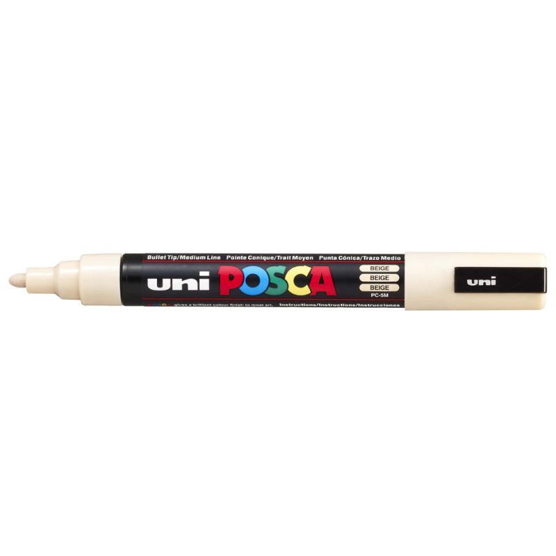 POSCA marqueur pigmenté PC-5M M, marron, pointe ronde, 1,8-2,5 mm