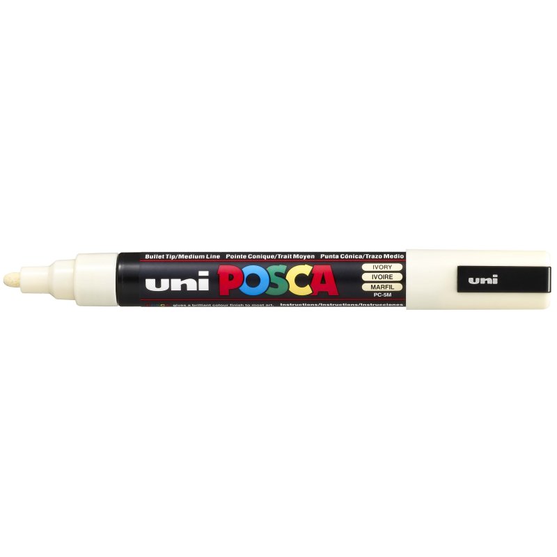 POSCA marqueur pigmenté PC-5M JP, rond, jaune paille, 1,8-2,5 mm