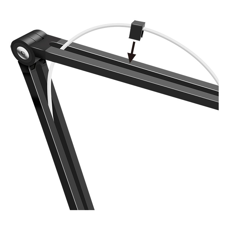 LogiLink microphone arm, 840 mm, aluminium, black