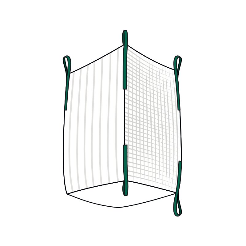 dm-folien BIG BAG-Ho, noir, 1000×1000×1200 mm, capacité 1000 kg