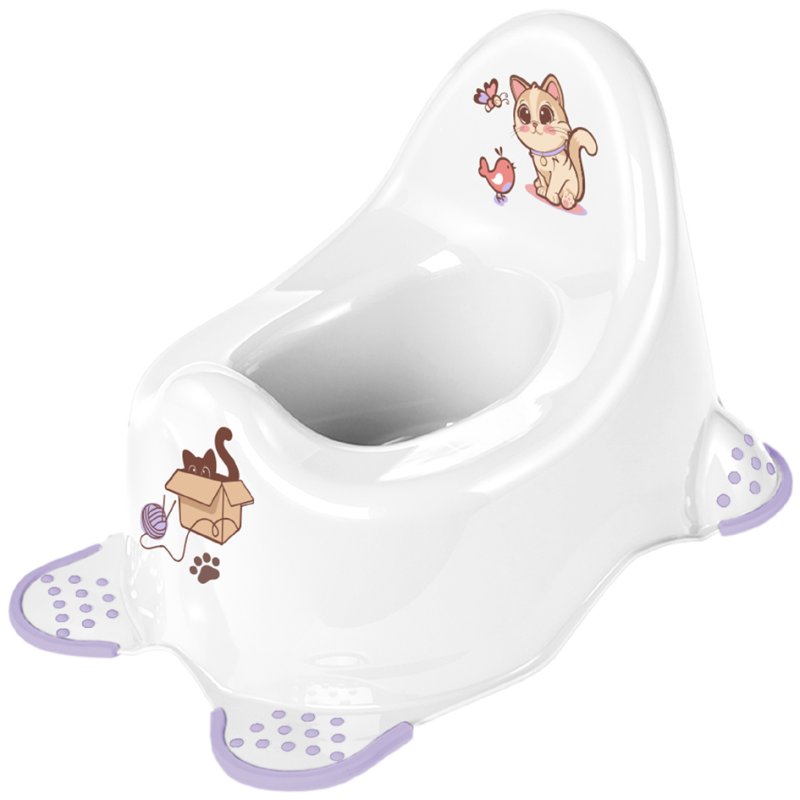 keeeper baby potty Adam Cats, white, with print, 380×270×235 mm