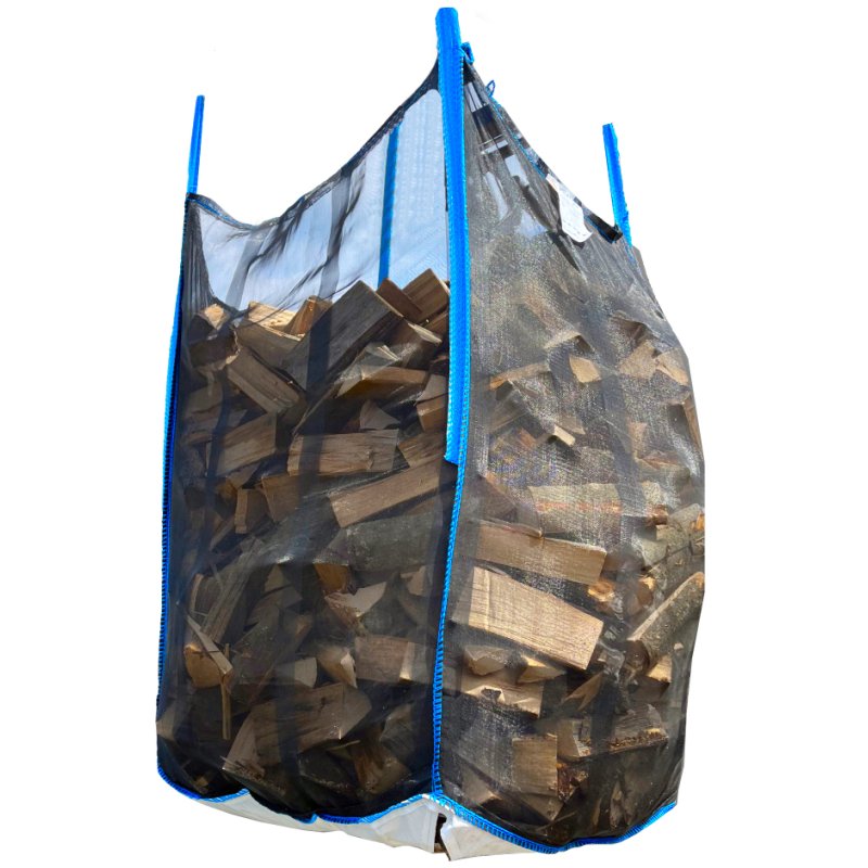 dm-folien Grand Sac PREMIUM bois, 1.000×1.000 mm, noir, 1.000 kg capacité de charge