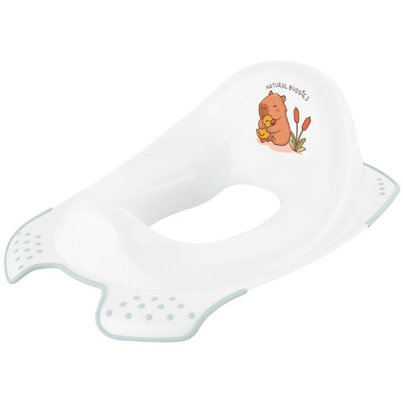 keeeper Ewa Cute Cap children's toilet seat, white, splash guard, 30×40×15 cm