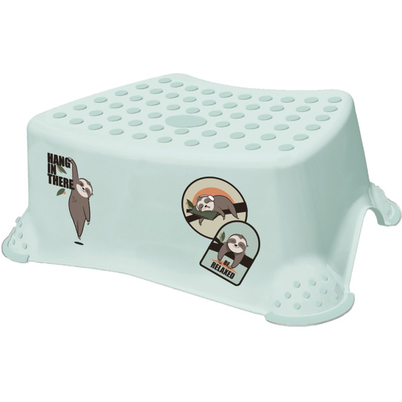 keeeper Tomek Lazy L marche-pied, soft green, capacité 80 kg, 40,5×27,5×14 cm