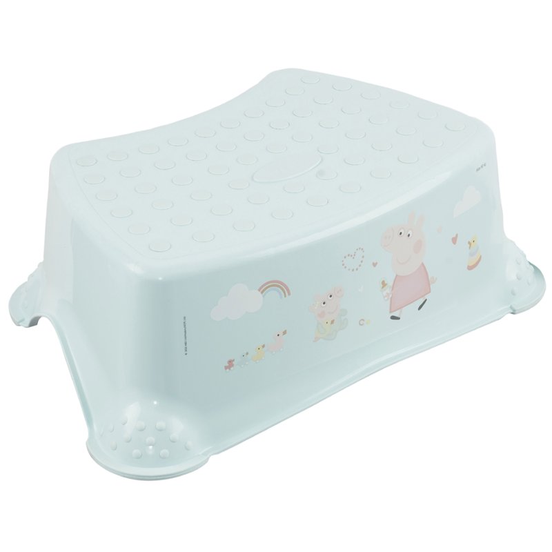 keeeper marche-pied Tomek Peppa Pig, bleu-vert, capacité 80 kg, 40,5×27,5×14 cm