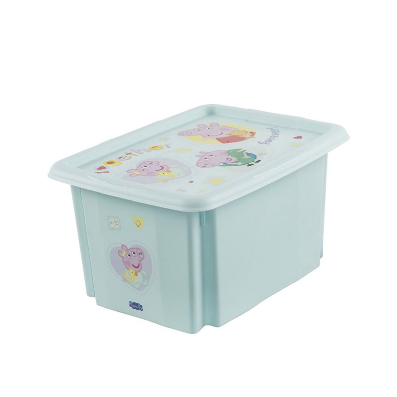 keeeper boîte de rangement Karolina Pep, PP, aigue-marine, 15 litres
