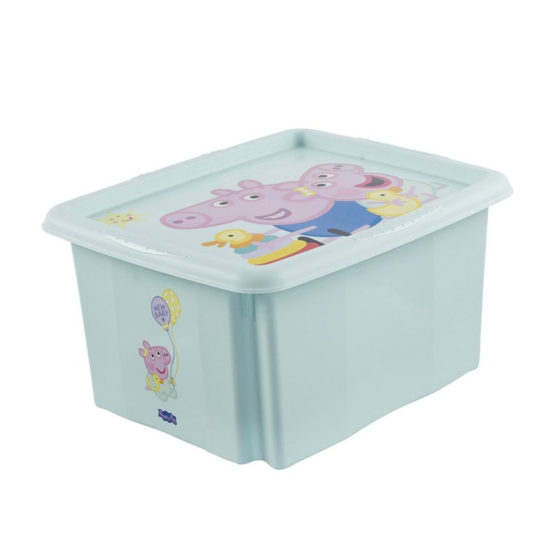 keeeper boîte de rangement Karolina Pep, PP, aigue-marine, 15 litres