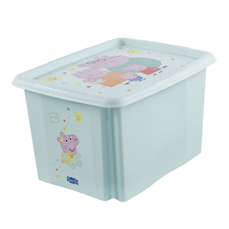 keeeper boîte de rangement Karolina Pep, PP, aigue-marine, 15 litres