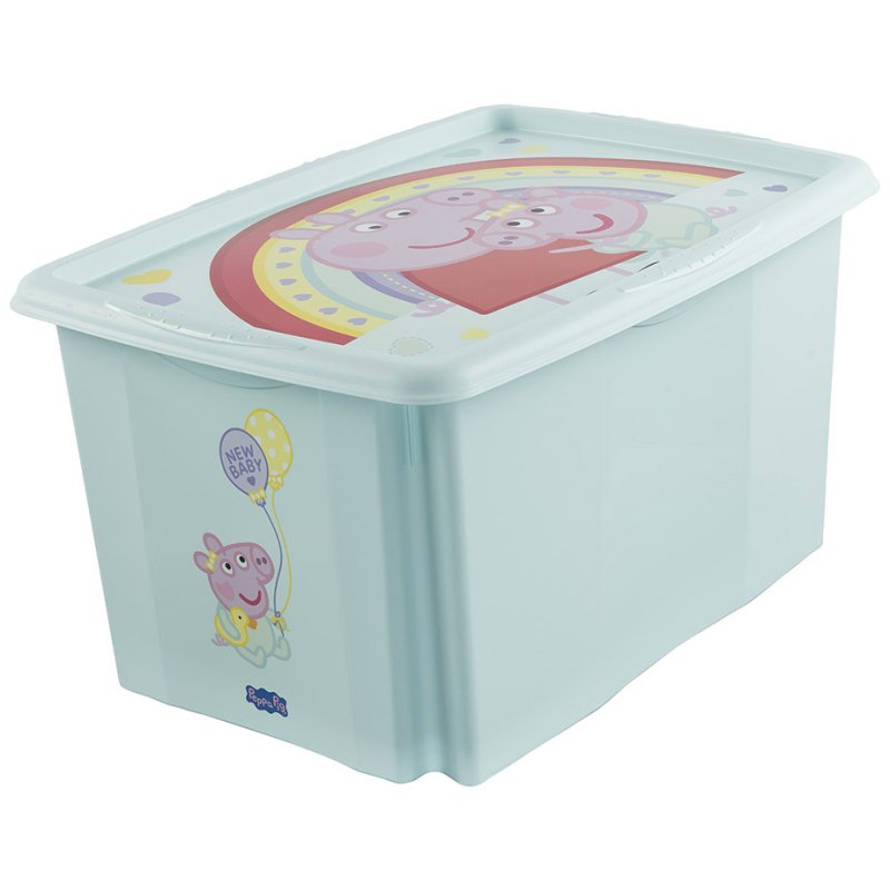 keeeper boîte de rangement Karolina Pep, PP, aigue-marine, 15 litres
