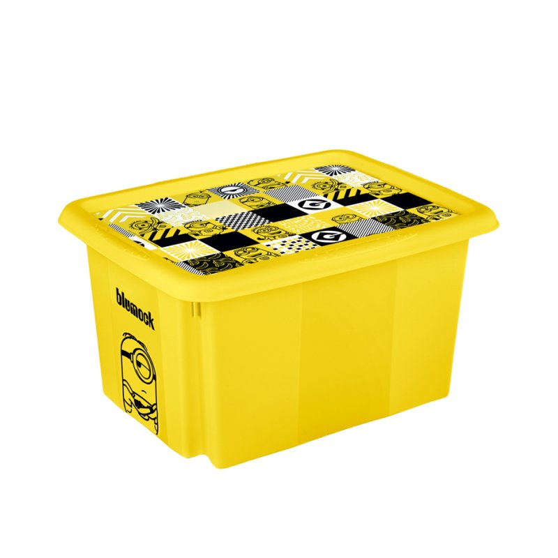 keeeper Karolina Minions boîte de rangement, 15 litres, jaune, 380×295×205 mm