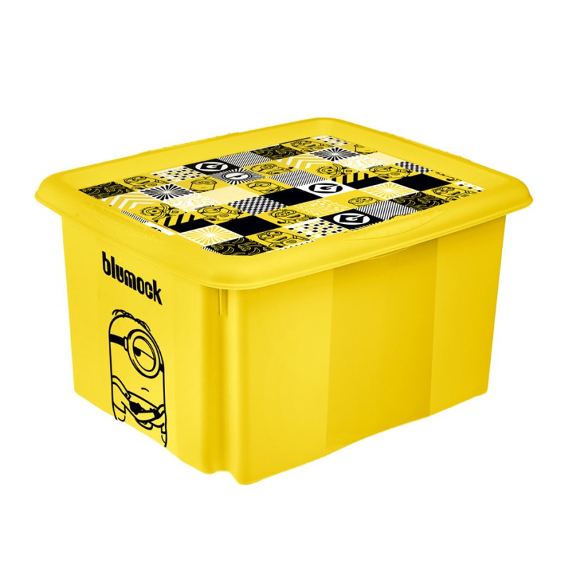 keeeper Karolina Minions boîte de rangement, 15 litres, jaune, 380×295×205 mm