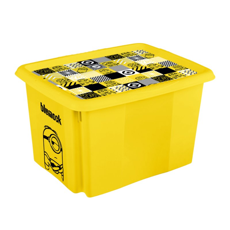 keeeper Karolina Minions boîte de rangement, 15 litres, jaune, 380×295×205 mm
