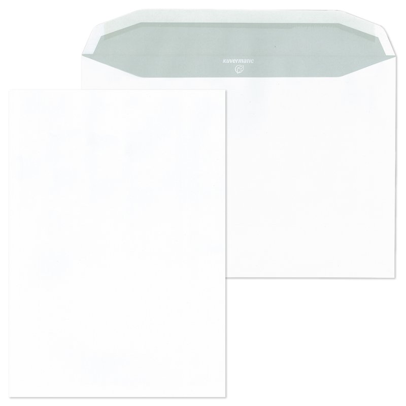 MAILmedia Kuvermatic C4 envelopes, white, with window, 500 pieces