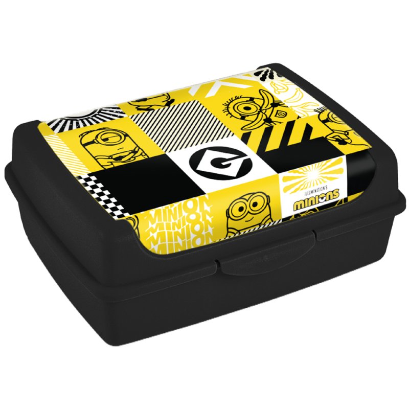 keeeper Carla Minion boîte à pain midi, PP, 1,0 L, noir