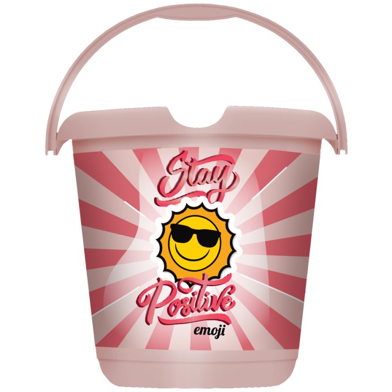 keeeper Ilvie Emoji seau de nettoyage, 10 litres, soft purple, PP
