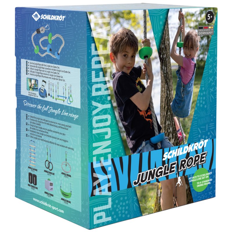 SCHILDKRÖT Jungle Rope climbing rope, 2.5 m, 26 mm diameter, 120 kg load capacity