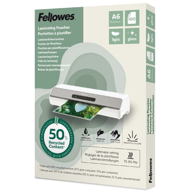 Fellowes lamineerhoes A3, glanzend, 160 mic, 100 stuks