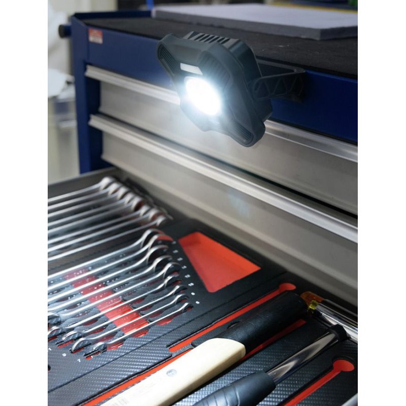 ANSMANN Projecteur LED WL2000R, rechargeable, 2000 lumens, noir