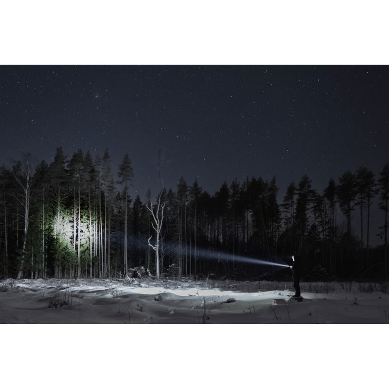 ANSMANN LED torch Survival TS1000RF, 1,020 lumens, 20.5 hours, black