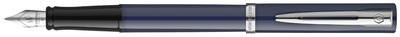 WATERMAN vulpen Allure Impression, blauw gelakt, punt M, geschenkdoos