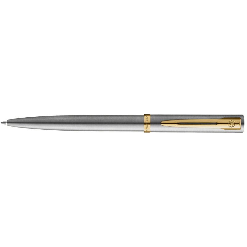 WATERMAN stylo bille Allure Impression, laqué noir, détails couleur or, recharge bleue