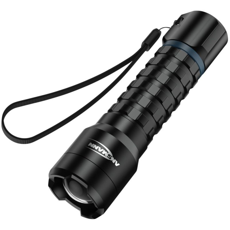 ANSMANN Lampe de poche LED Survival TS3000RF, rechargeable, 3000 lumens, noir