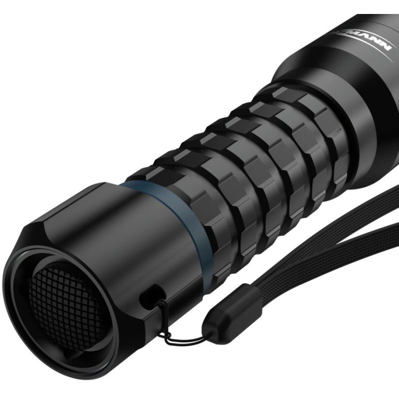 ANSMANN Lampe de poche LED Survival TS3000RF, rechargeable, 3000 lumens, noir