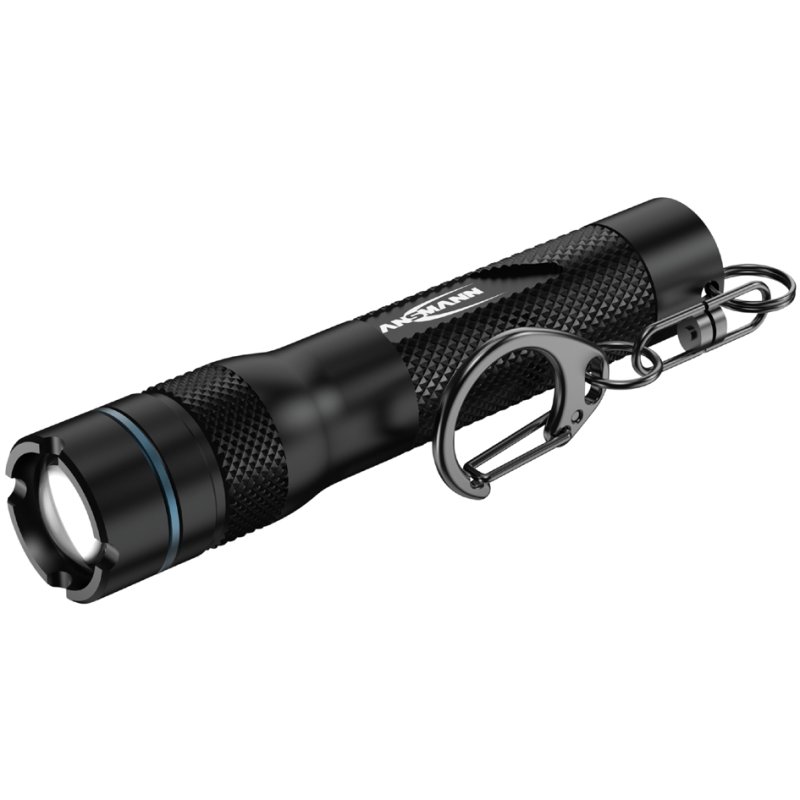 ANSMANN LED torch Adventure TA90B, black, 90 lumens, with key ring