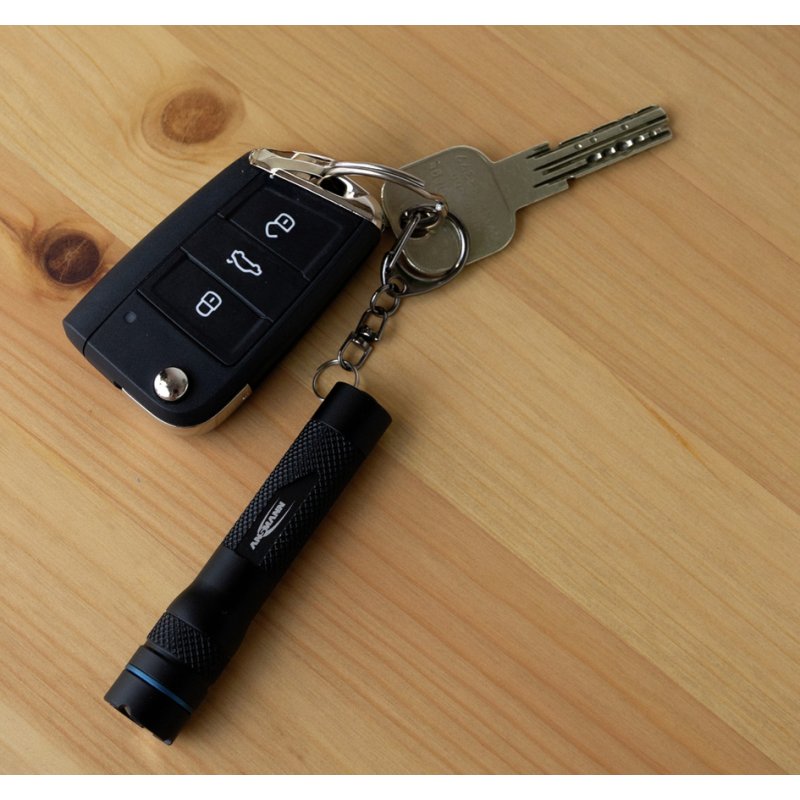 ANSMANN LED torch Adventure TA90B, black, 90 lumens, with key ring