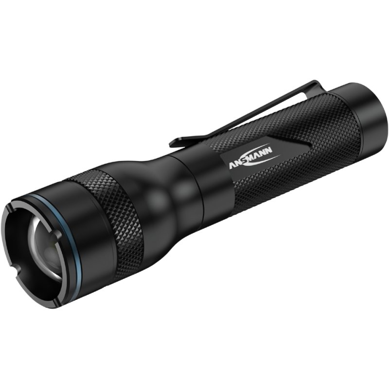 ANSMANN LED torch Adventure TA100BF, black, 110 lumens, belt clip