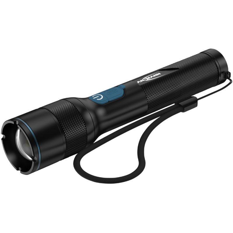 ANSMANN Lampe de poche LED Adventure TA2500RF, rechargeable, 2435 lumens, noir