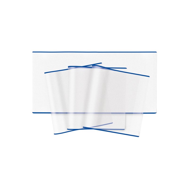 HERMA book cover HE display, PP with blue edge, 160 pieces