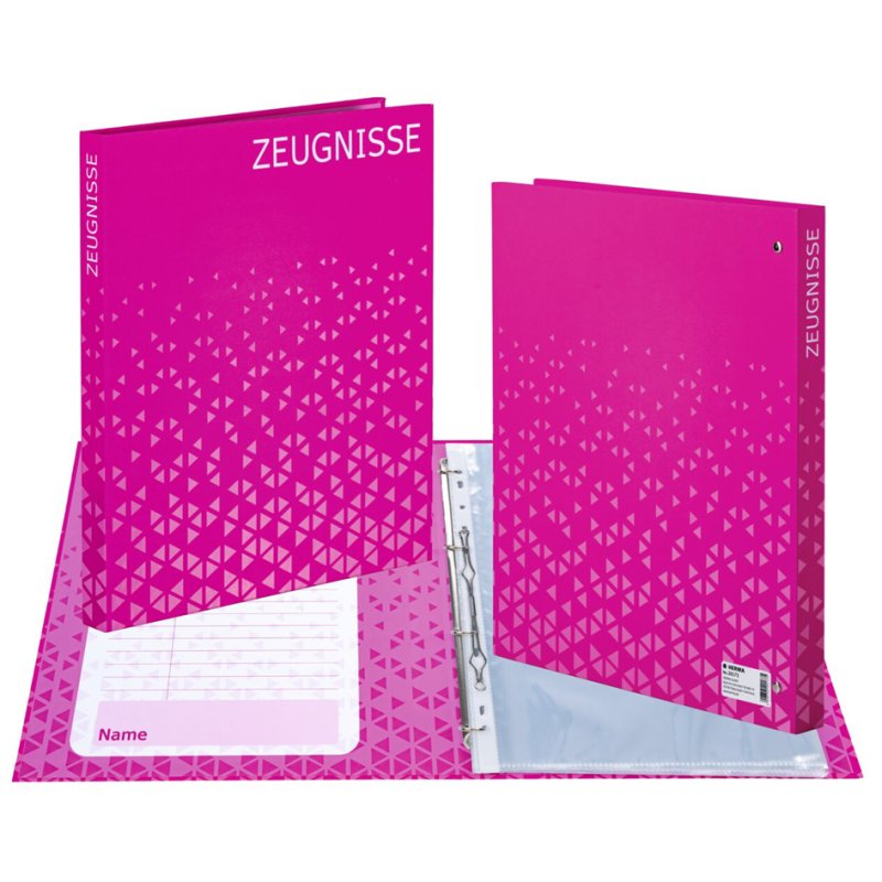 HERMA report ring binder, DIN A4, dark blue, 4-ring