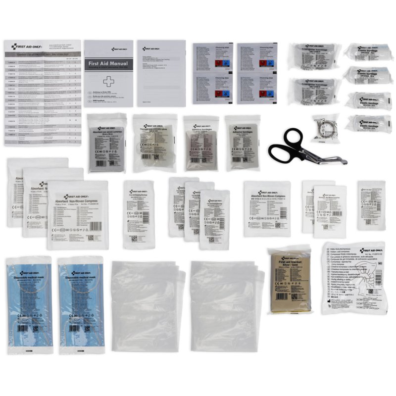 FIRST AID ONLY wandhouder voor verbandkist P-10018, wit kunststoff, voorgeboorde gaten