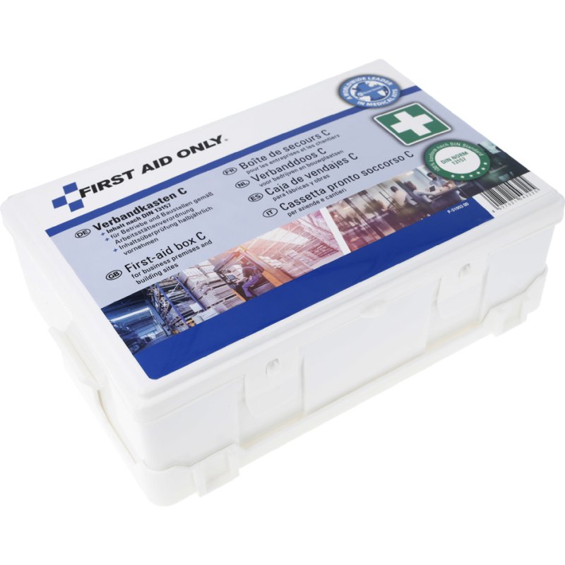FIRST AID ONLY wandhouder voor verbandkist P-10018, wit kunststoff, voorgeboorde gaten