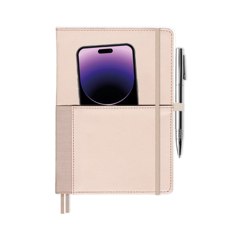 RNK Verlag carnet Vegan Apple, A5, rose pastel, 96 feuilles