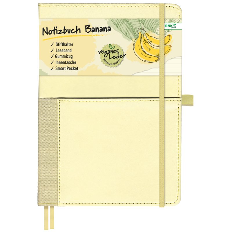 RNK Verlag carnet Vegan Apple, A5, rose pastel, 96 feuilles