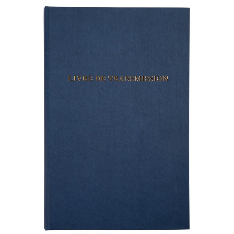 Le Dauphin brochure Livre de Transmission, blauw, 300×195 mm, 160 pagina's