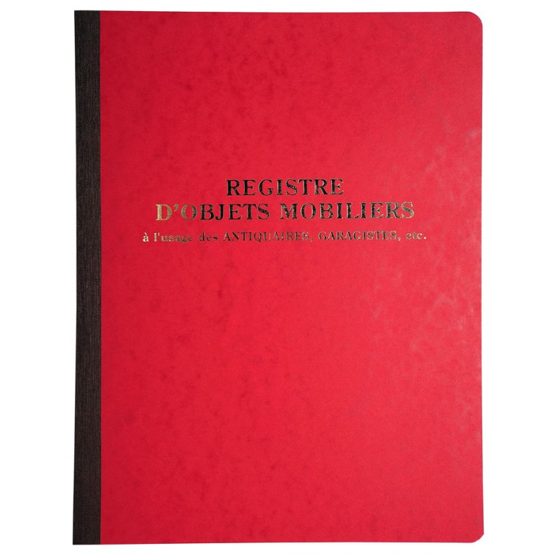 Le Dauphin stitched register, 80 numbered pages, 315×245 mm