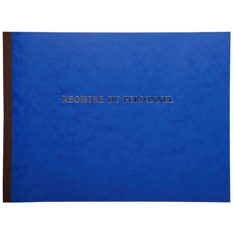 Le Dauphin registre du personnel, couverture souple, 240×320 mm, 52 pages