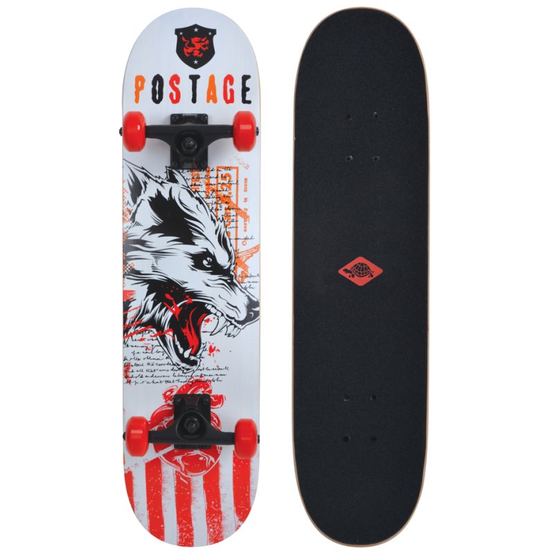 SCHILDKRÖT skateboard Grinder 31' Wolf, maple deck 790×200 mm, 90 kg load capacity