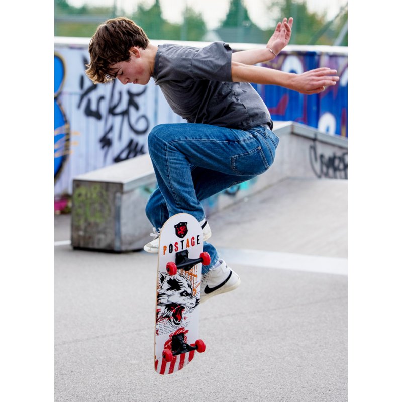 SCHILDKRÖT skateboard Grinder 31' Wolf, maple deck 790×200 mm, 90 kg load capacity