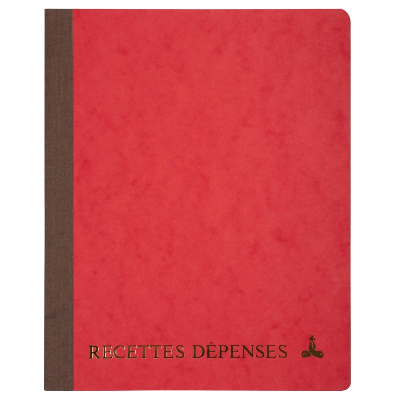 Le Dauphin Registre de caisse Piqûre, 220 × 170 mm, 80 pages, couverture colorée