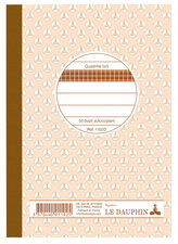 Le Dauphin manifold geruit, doorschrijfpapier, 50 genummerde vellen
