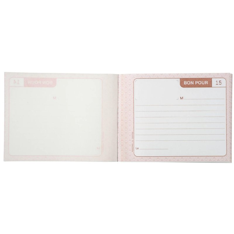 Le Dauphin manifold Bon pour, doorschrijfpapier, 105 × 135 mm, 50 genummerde bladen