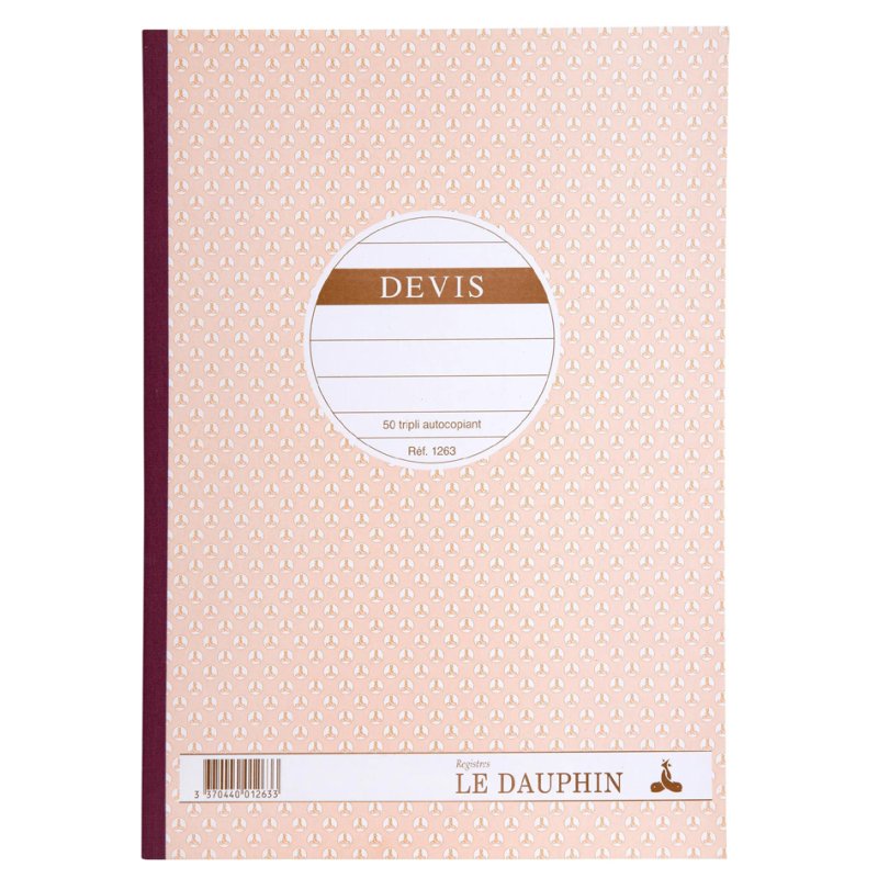 Le Dauphin manifold Devis, 297 × 210 mm, 50 vel doorschrijfpapier