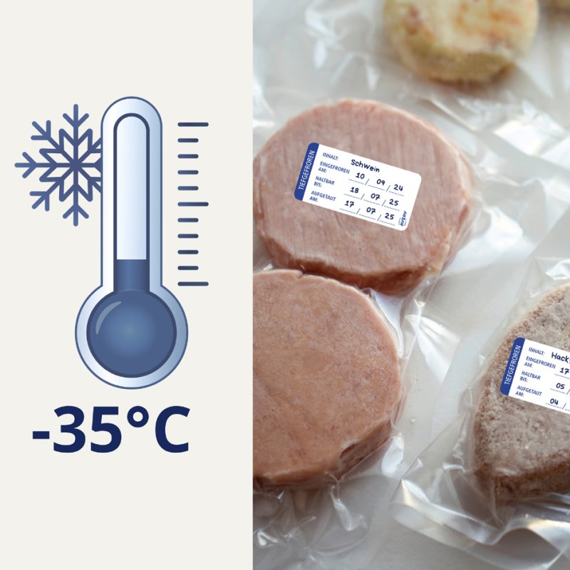 AVERY Zweckform freezer labels, 65×35 mm, white, 200 pieces